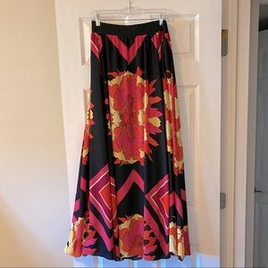 New York and Company Maxi Circle Skirt with Slit